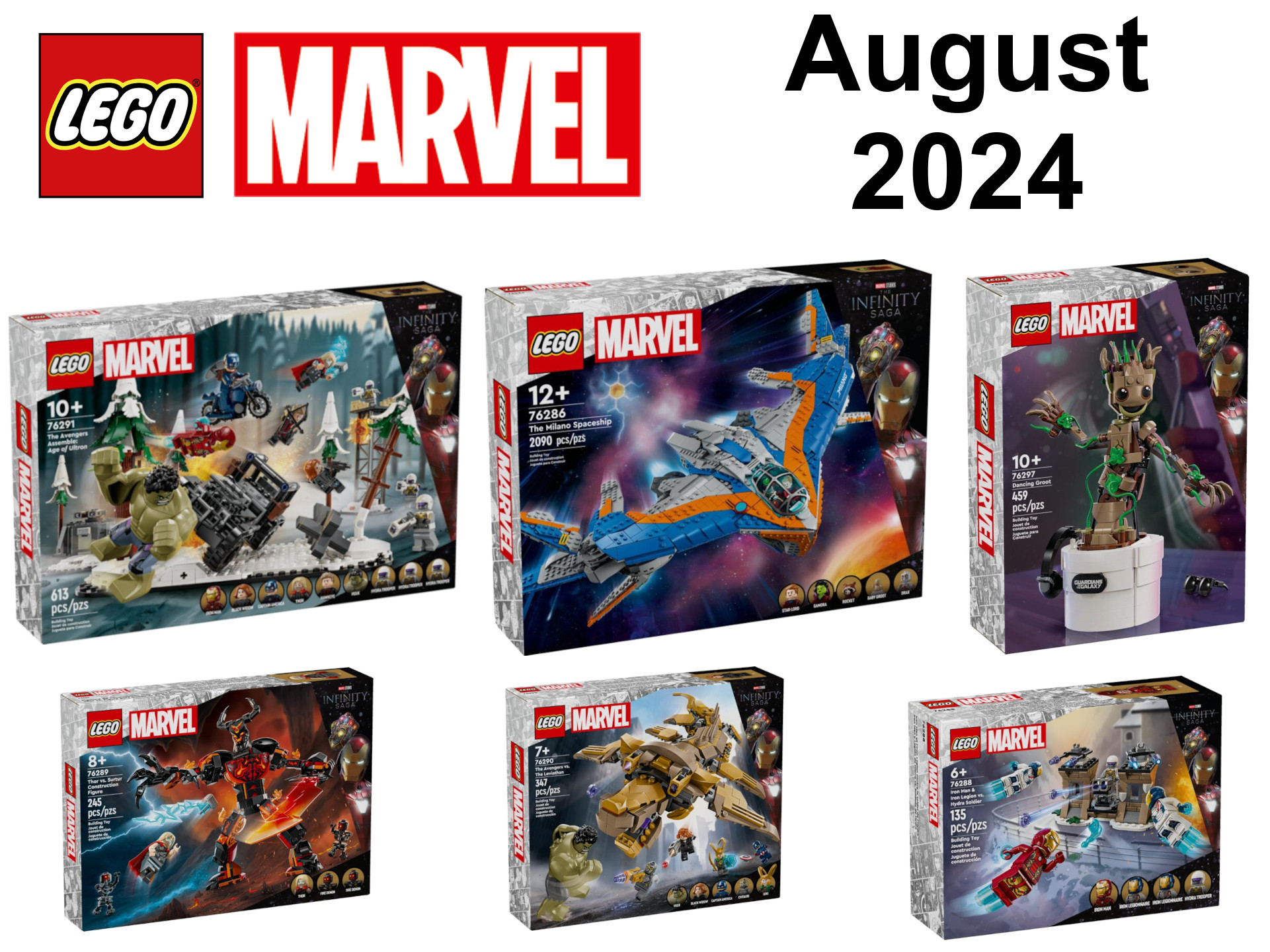 LEGO Marvel Neuheiten August 2024 Die Milano kommt angeflogen Brickzeit