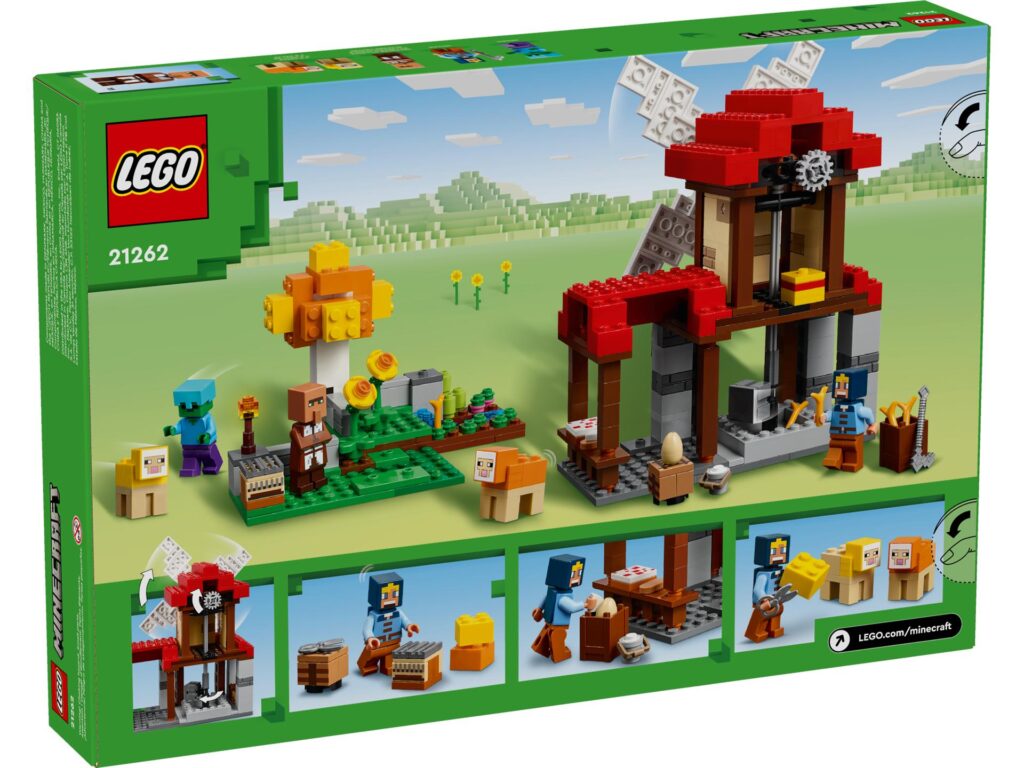 LEGO Minecraft 21262 Die Windmühlenfarm | ©LEGO Gruppe