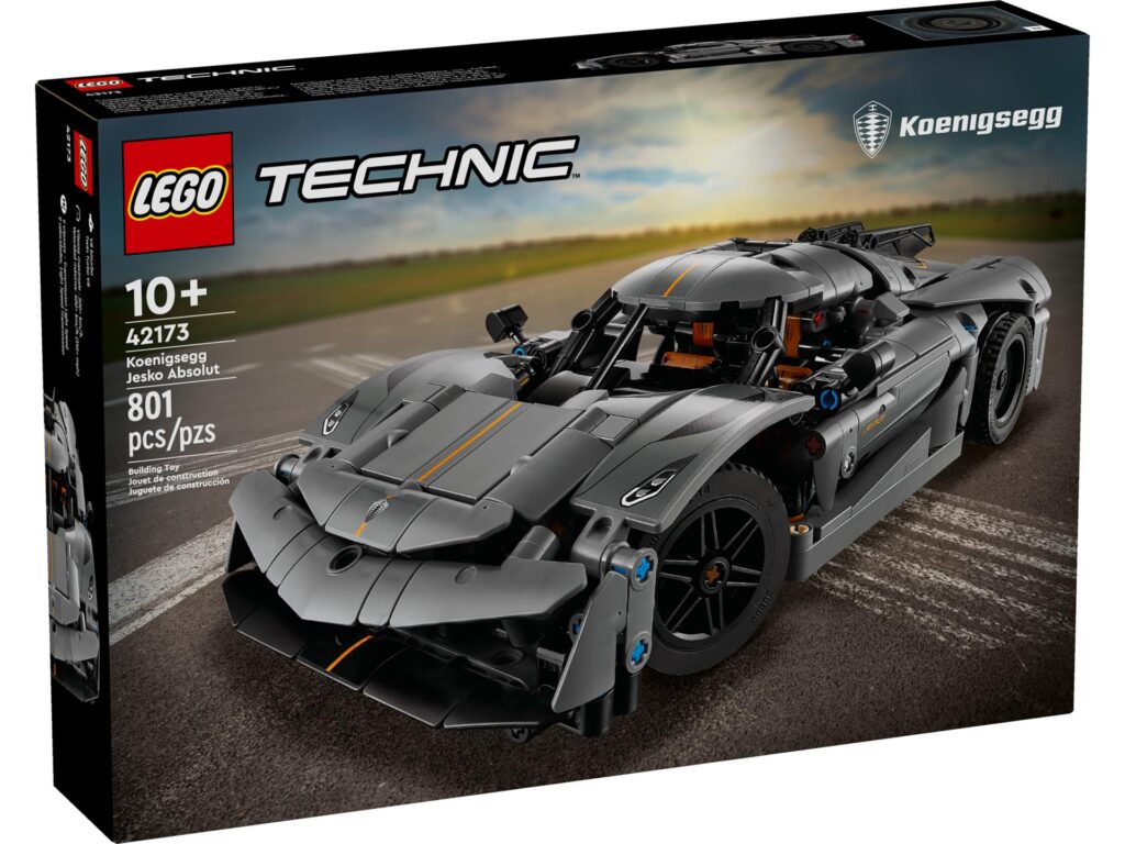 LEGO Technic 42173 Koenigsegg Jesko Absolut Supersportwagen in Grau | ©LEGO Gruppe