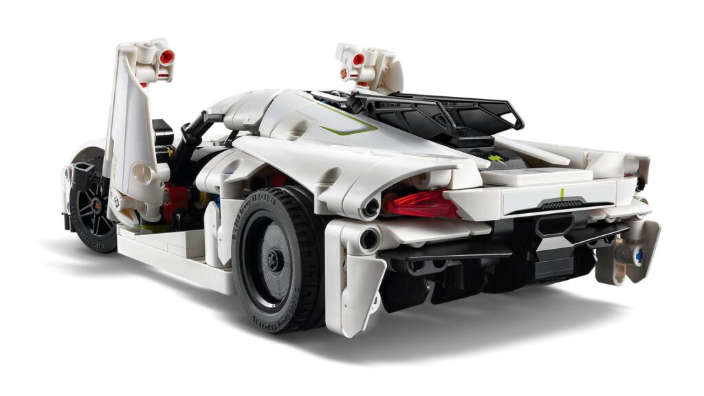 LEGO Technic 42184 Koenigsegg Jesko Absolut Supersportwagen in Weiß | ©LEGO Gruppe