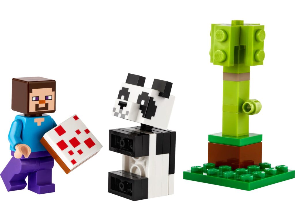 LEGO Minecraft 30672 Steve mit Baby-Panda & Kikis Kokosnussattacke | ©LEGO Gruppe