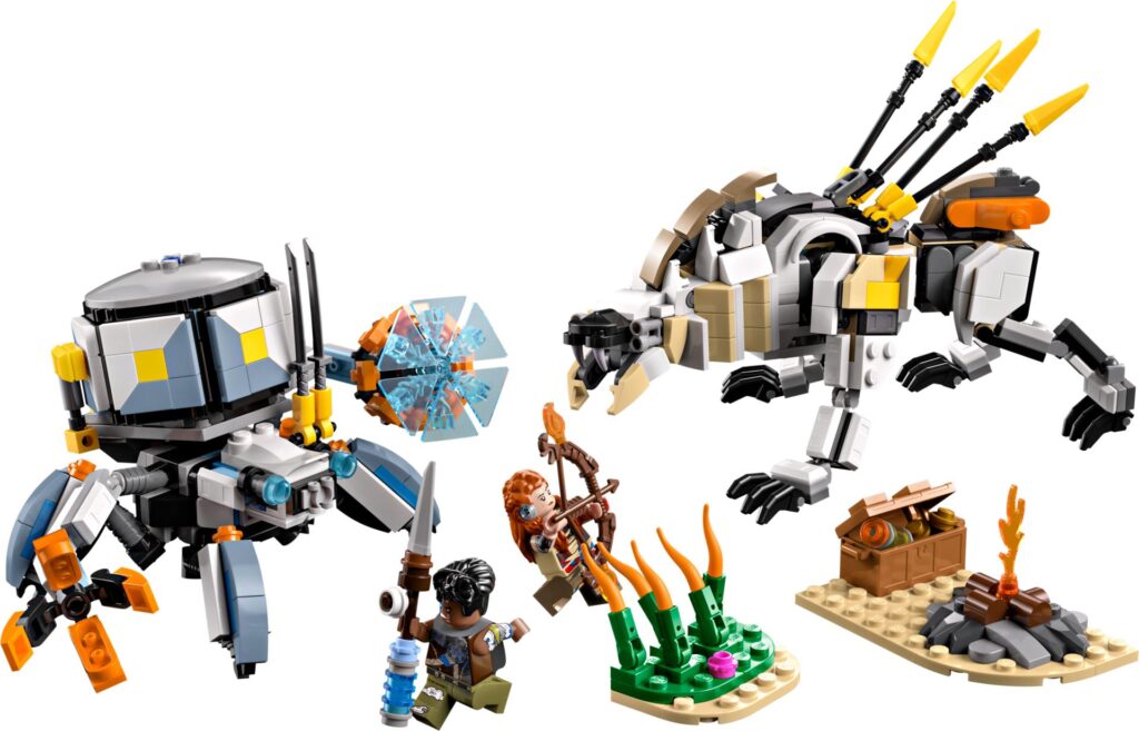 LEGO Horizon Adventures 77037 Aloy und Varl vs. Panzerwanderer und Sägezahn | ©LEGO Gruppe