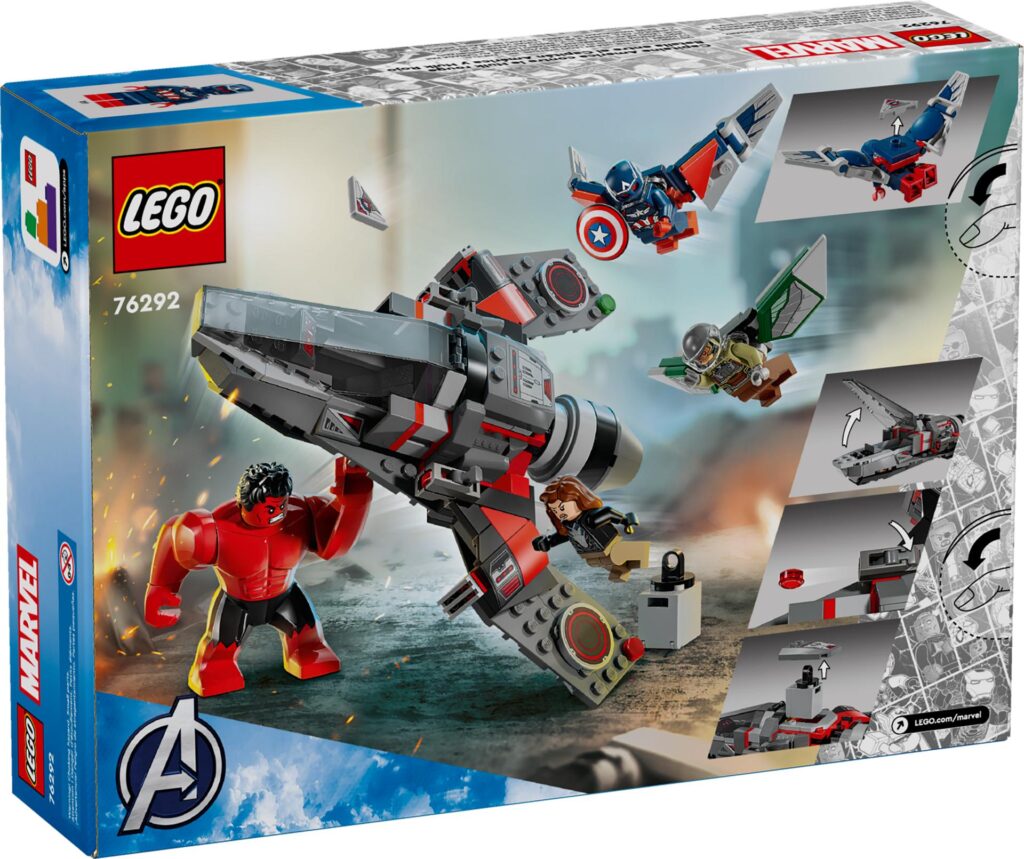 LEGO Marvel 76292 Showdown zwischen Captain America und Red Hulk | ©LEGO Gruppe