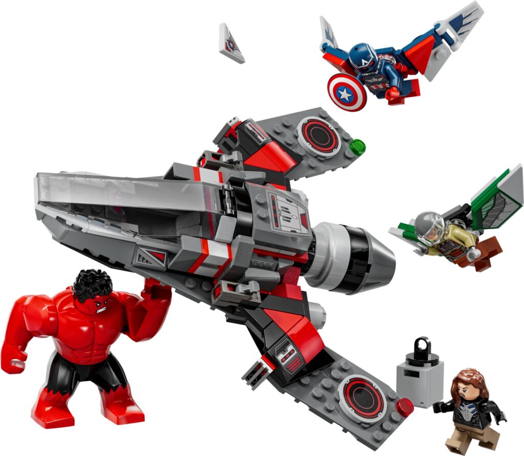 LEGO Marvel 76292 Showdown zwischen Captain America und Red Hulk | ©LEGO Gruppe