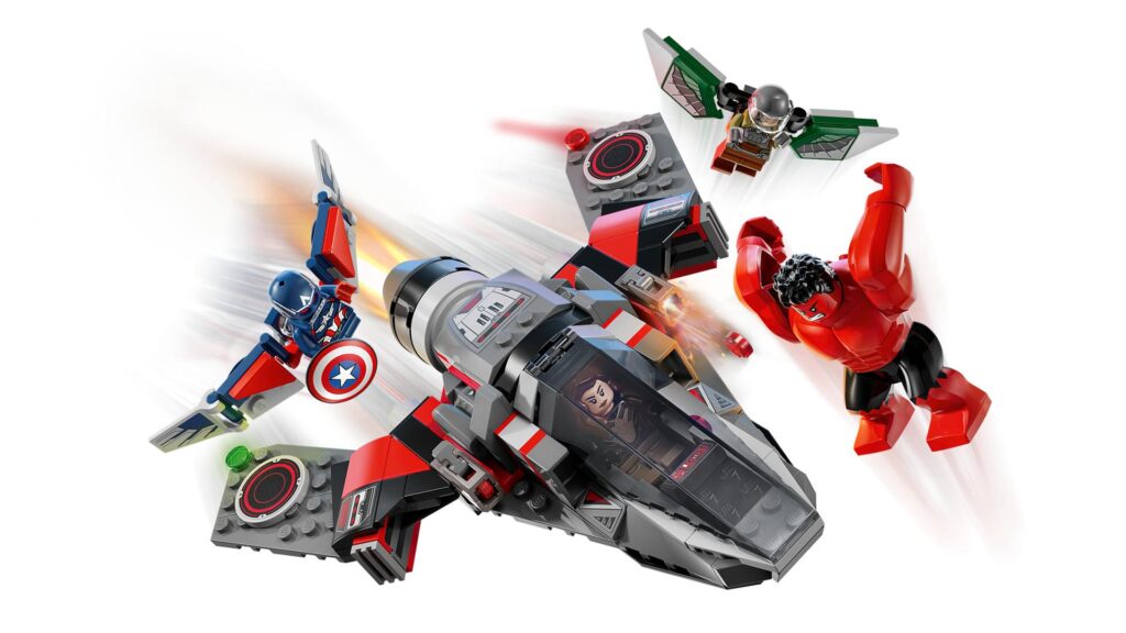 LEGO Marvel 76292 Showdown zwischen Captain America und Red Hulk | ©LEGO Gruppe