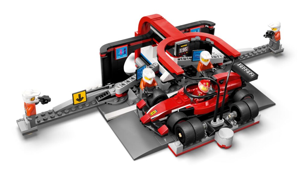 LEGO City 60443 F1 Boxenstopp mit Boxencrew und Ferrari Flitzer | ©LEGO Gruppe