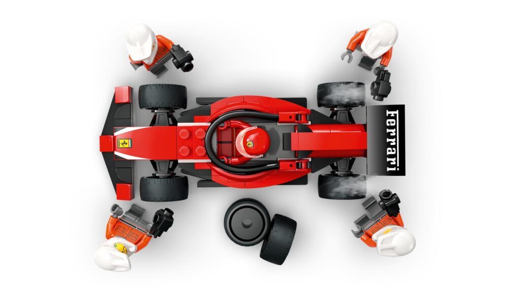 LEGO City 60443 F1 Boxenstopp mit Boxencrew und Ferrari Flitzer | ©LEGO Gruppe