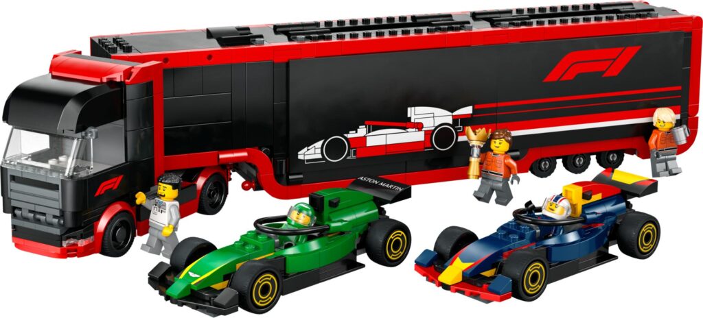 LEGO City 60445 F1 Transporter mit RB20 & AMR24 F1 Rennautos | ©LEGO Gruppe