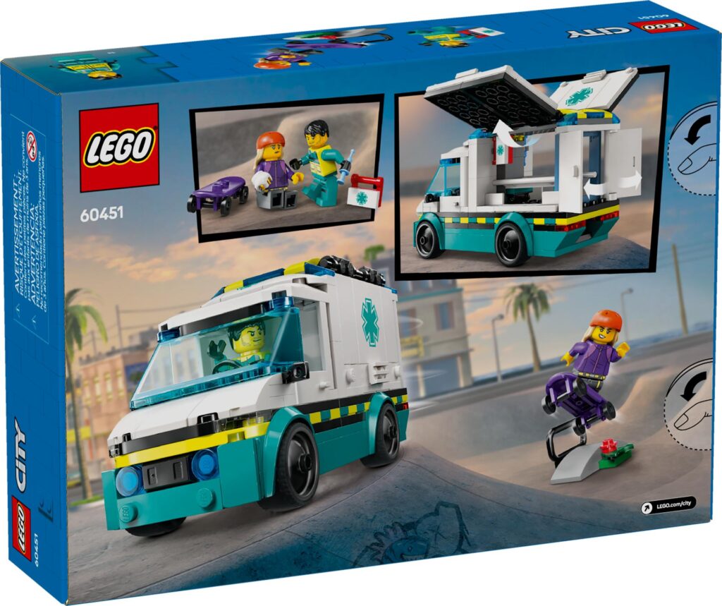 LEGO City 60451 Rettungswagen | ©LEGO Gruppe