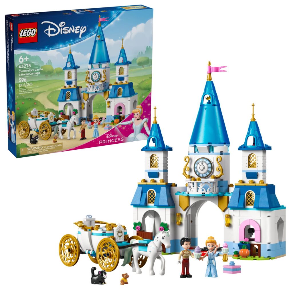 LEGO Disney 43275 Cinderellas Schloss und Pferdekutsche | ©LEGO Gruppe