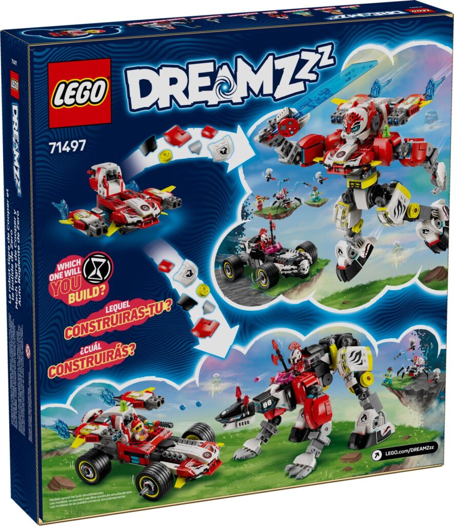 LEGO DREAMZzz 71497 Coopers Tiger-Mech und Zero's Hot Rod Auto | ©LEGO Gruppe