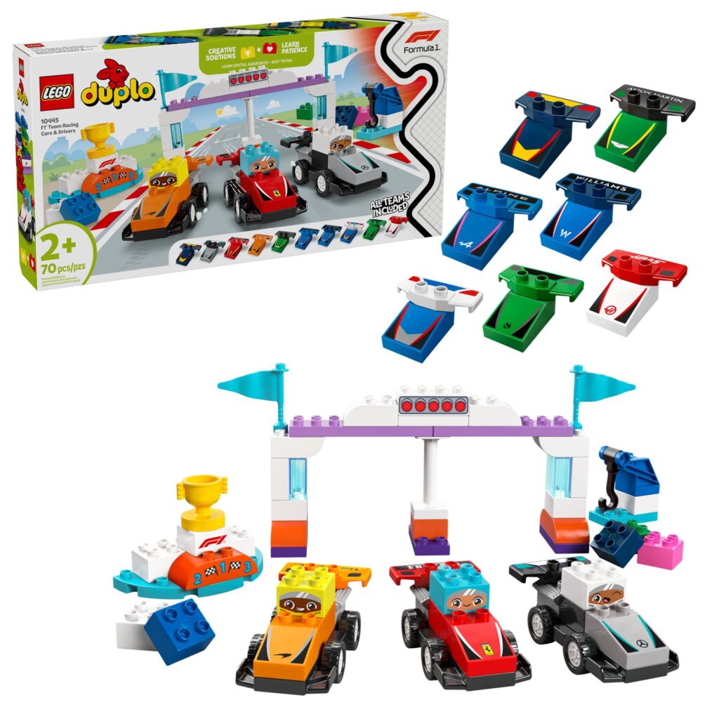 LEGO DUPLO 10445 F1 Team Rennautos mit Rennfahrern | ©LEGO Gruppe