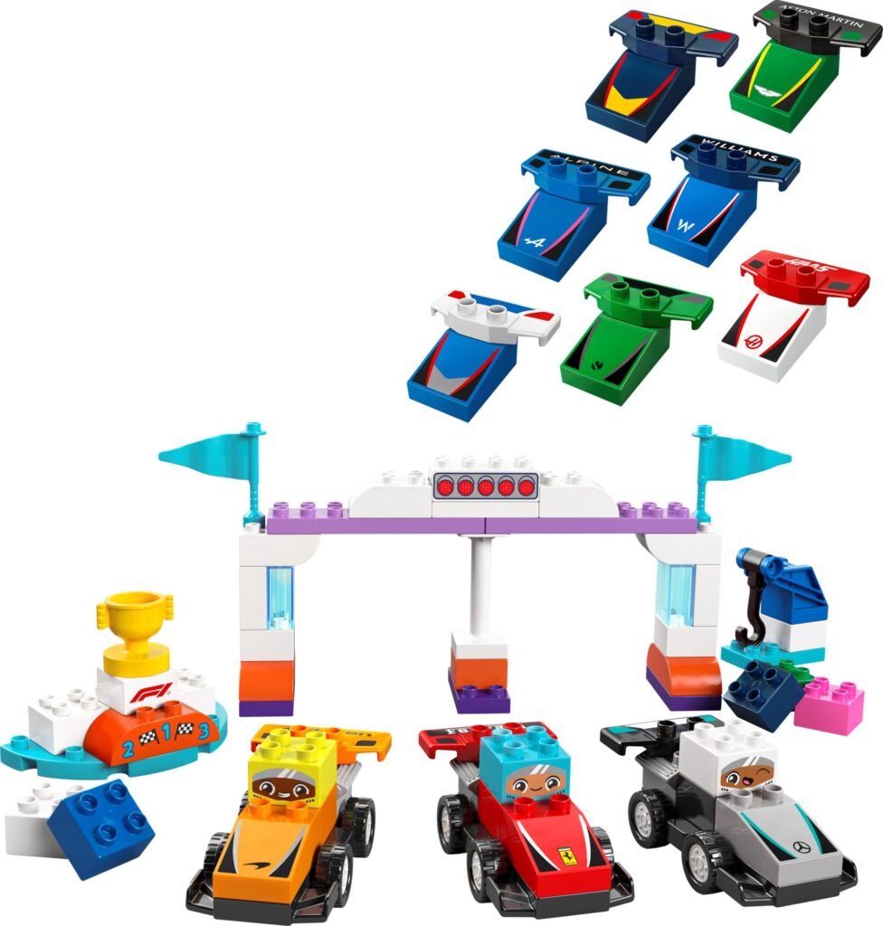 LEGO DUPLO 10445 F1 Team Rennautos mit Rennfahrern | ©LEGO Gruppe