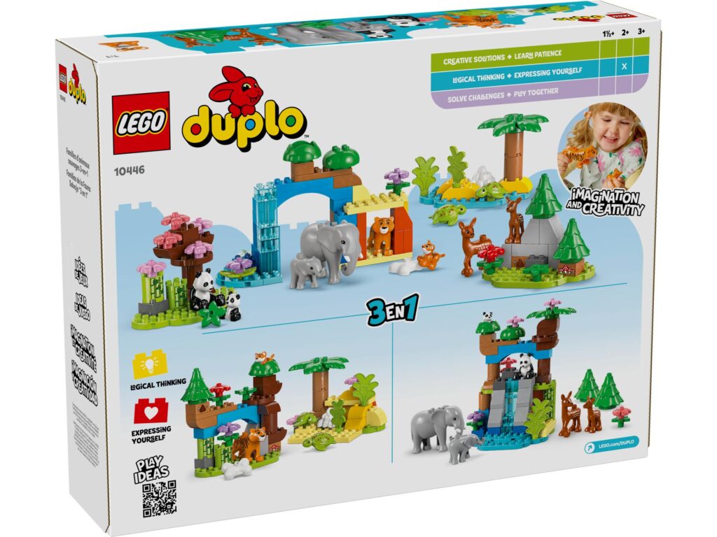 LEGO DUPLO 10446 Wildtier-Familien 3-in-1-Set | ©LEGO Gruppe