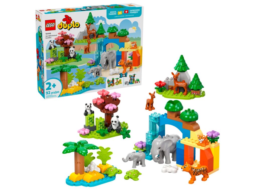 LEGO DUPLO 10446 Wildtier-Familien 3-in-1-Set | ©LEGO Gruppe