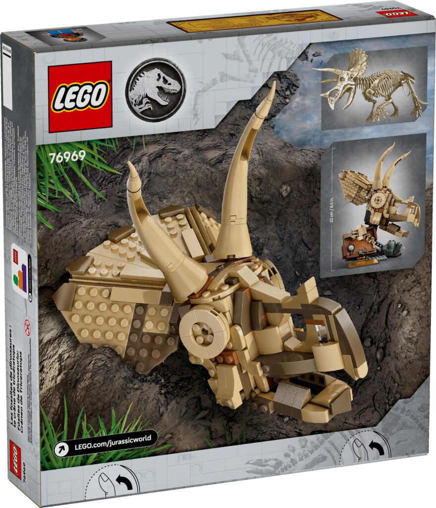 LEGO Jurassic World 76969 Dinosaurier-Fossilien: Triceratops-Schädel | ©LEGO Gruppe