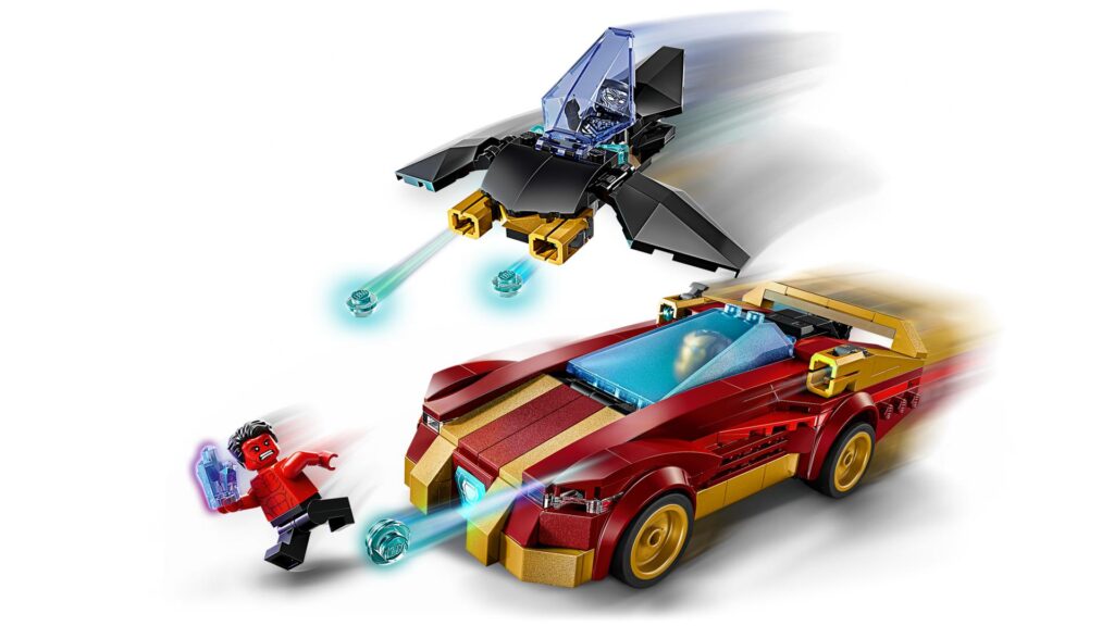 LEGO Marvel 76310 Iron Man Auto und Black Panther vs. Red Hulk | ©LEGO Gruppe