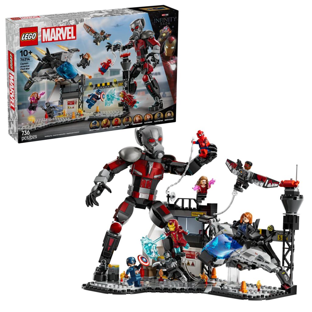 LEGO Marvel 76314 Captain America: Civil War Actionduell | ©LEGO Gruppe