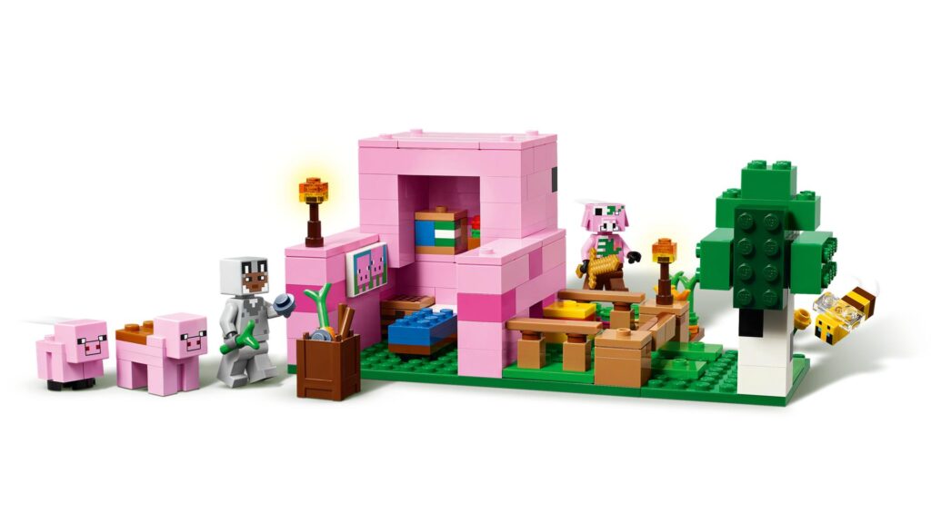 LEGO Minecraft 21268 Das Babyschwein-Haus | ©LEGO Gruppe