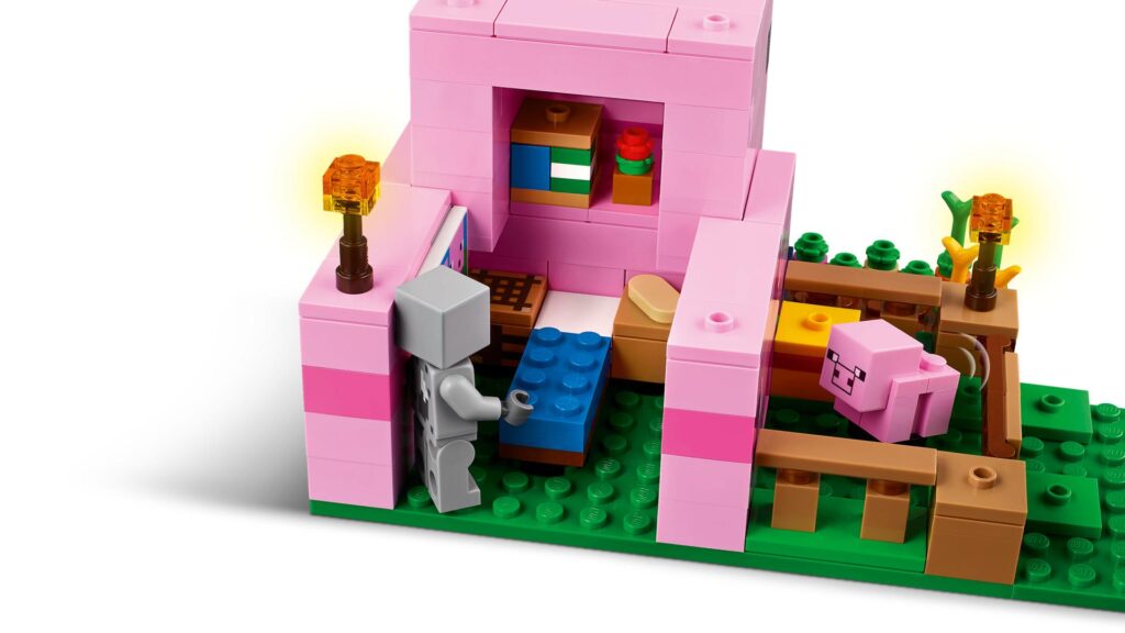 LEGO Minecraft 21268 Das Babyschwein-Haus | ©LEGO Gruppe