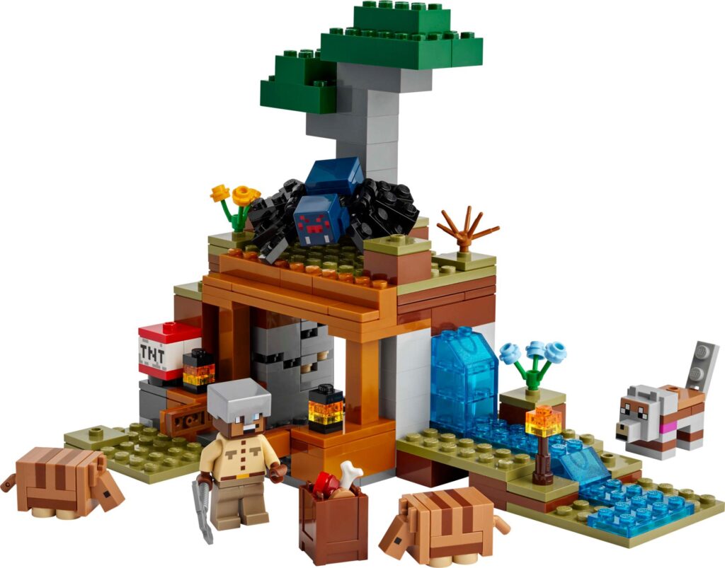 LEGO Minecraft 21269 Die Expedition zur Gürteltiermine | ©LEGO Gruppe