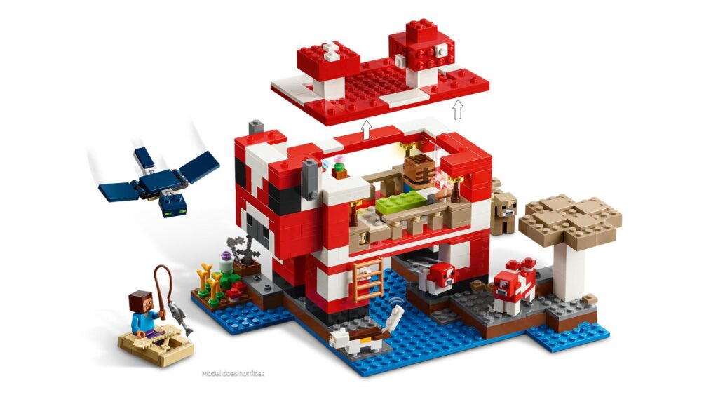 LEGO Minecraft 21270 Das Pilzkuh-Haus | ©LEGO Gruppe