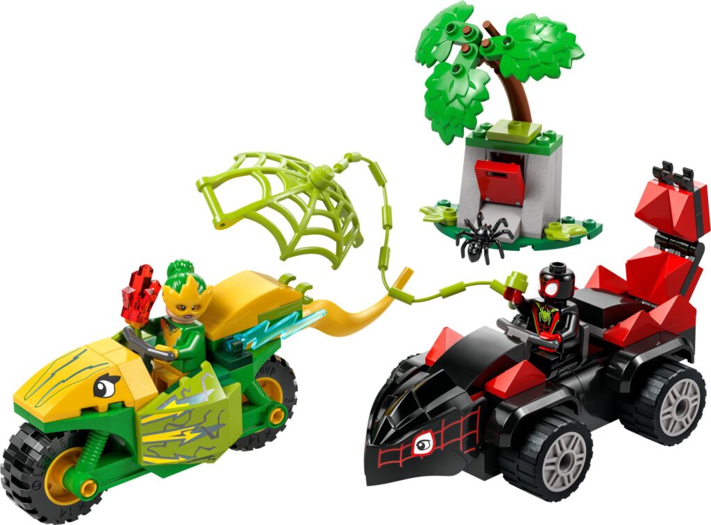 LEGO Spider-Man 11198 Actionspaß mit Spin und Electro in ihren Dino-Flitzern | ©LEGO Gruppe