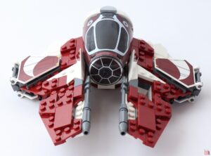 Vorderseite Ahsokas Interceptor | ©Brickzeit