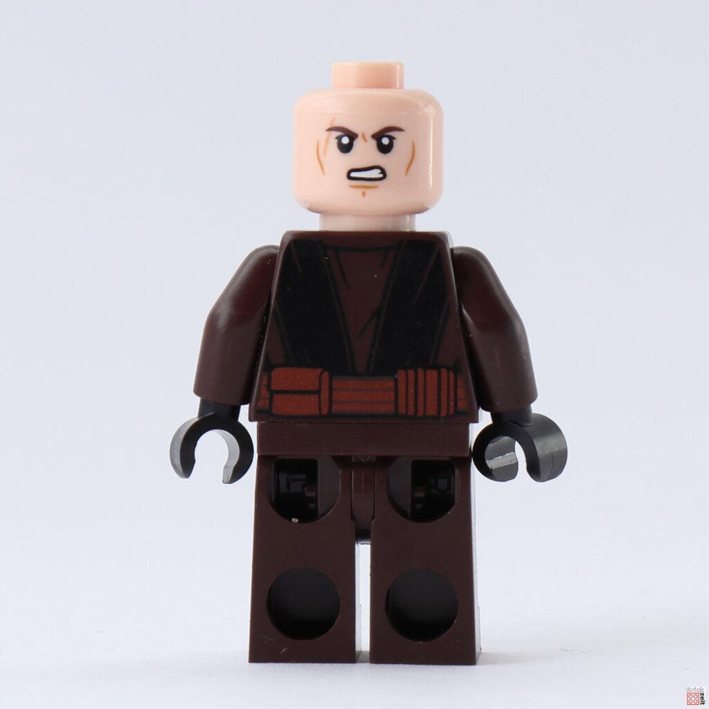 Anakin Skywalker, grimmiges Gesicht | ©Brickzeit