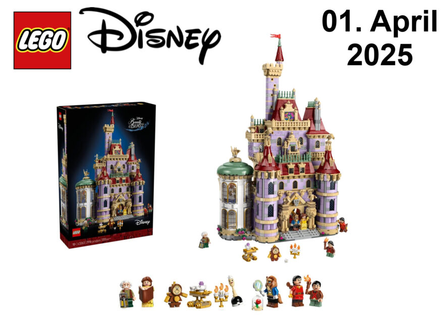 LEGO Disney 43263 Das Schloss aus „Die Schöne und das Biest" ab 01.04.2025 im Vorverkauf