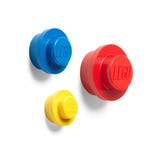 LEGO 5005906 Wandhaken-Set in Rot, Blau und Gelb