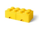 LEGO 5006133 Stein mit 8 Noppen und Schubfächern in Gelb