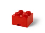 LEGO 5006140 Aufbewahrungsstein mit Schubfach und 4 Noppen in Rot