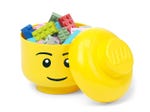 LEGO 5006258 Jungenkopf - Kleine gelbe Aufbewahrungsbox