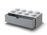 LEGO 5006878 Aufbewahrungsstein mit Schubfach in Grau