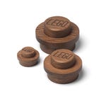 LEGO 5007112 Holzaufhänger-Set aus dunklem Eichenholz