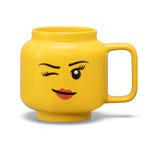 LEGO 5007876 Keramikbecher mit zwinkerndem Mädchengesicht