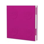 LEGO 5009063 Verschließbares Notizbuch mit Gelschreiber in Violett