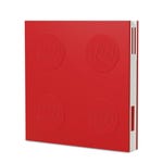 LEGO 5009064 Verschließbares Notizbuch mit Gelschreiber in Rot