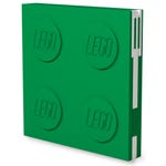 LEGO 5009066 Verschließbares Notizbuch mit Gelschreiber in Grün