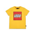 LEGO 5009094 Kurzarm-T-Shirt in Gelb mit Logo für Kinder