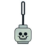 LEGO 5009498 Skelettkopf Taschenanhänger, der im Dunkeln Leuchtet