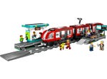 LEGO 60423 Straßenbahn mit Haltestelle