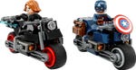 LEGO 76260 Black Widows & Captain Americas Motorräder